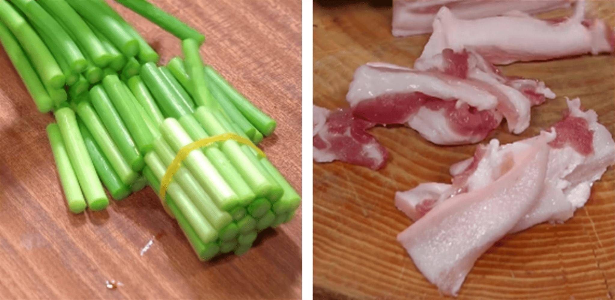蒜苔炒肉怎么炒好吃？大厨教你做蒜苔炒肉，加了它味道大不同！